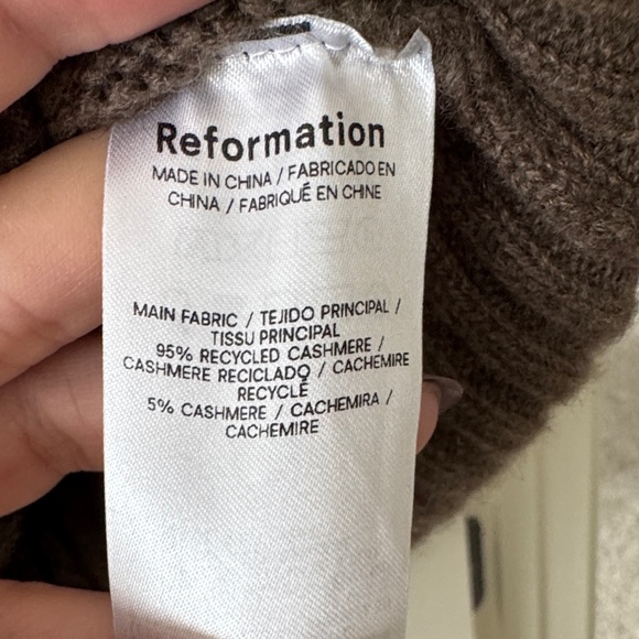 Reformation Jadey oversized sweater - Picture 3 of 5